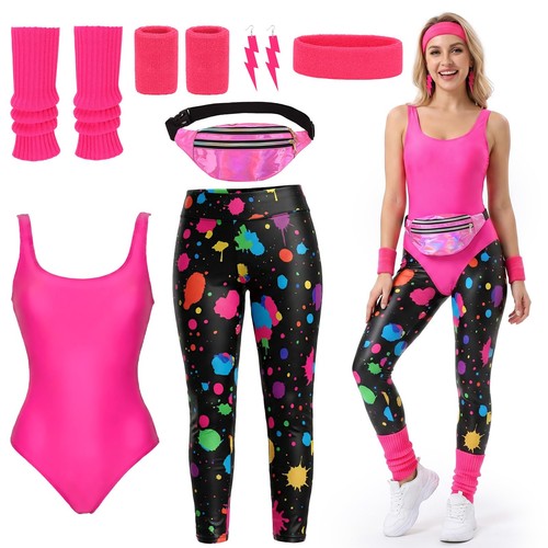 80er jahre outfit - jahre, set