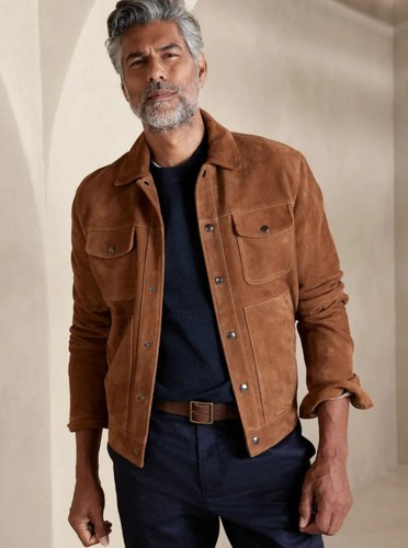 Herren echt wildleder - wildleder, leder